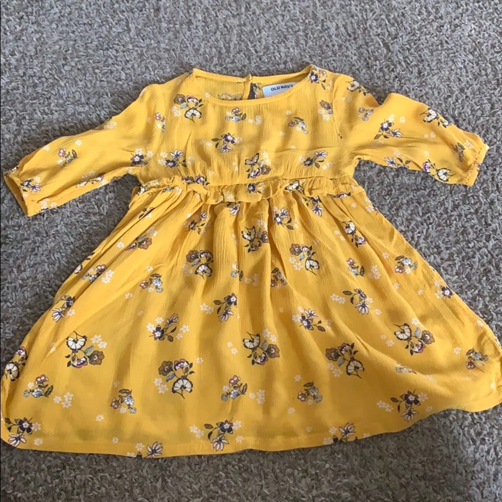 Mustard color dress